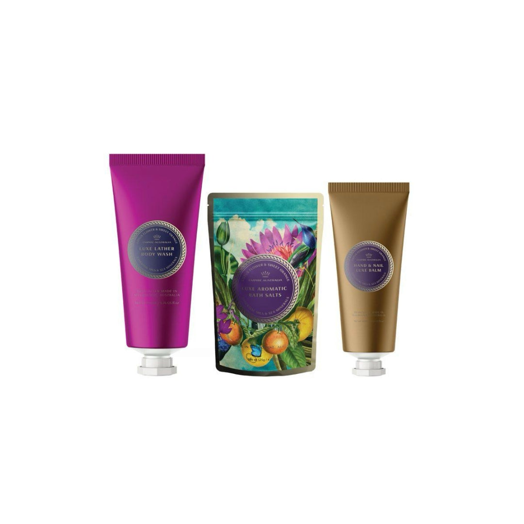 Body Pamper SetSapphire Coast - Lotus Flower & Sweet Orange Body Pamper Set
