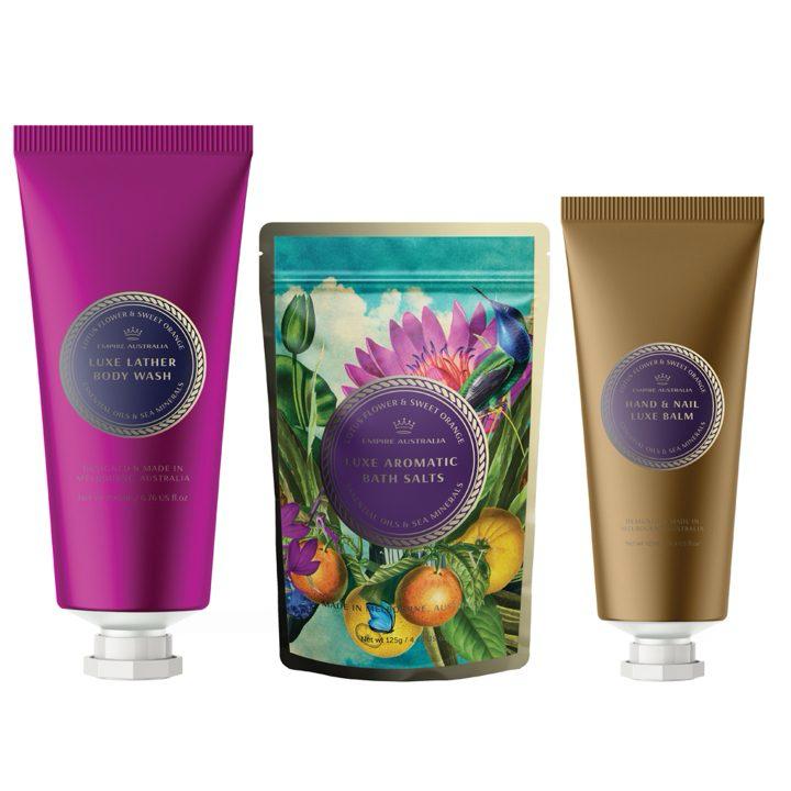 Body Pamper SetSapphire Coast - Lotus Flower & Sweet Orange Body Pamper Set