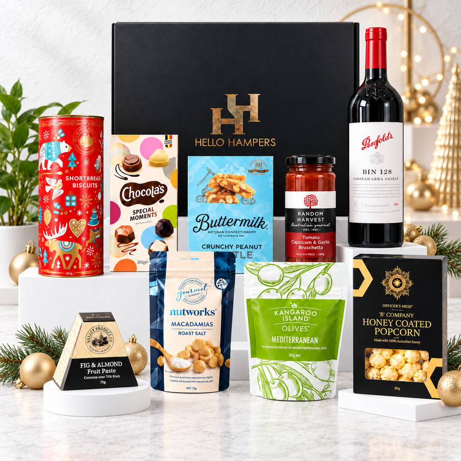 Penfolds Bin 128 Deluxe Christmas Gourmet Hamper